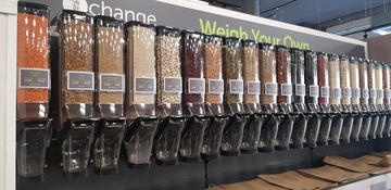 Photo of dry food refill station in Co-op, Botley