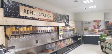 Photo of dry food refill station in Waitrose, Botley